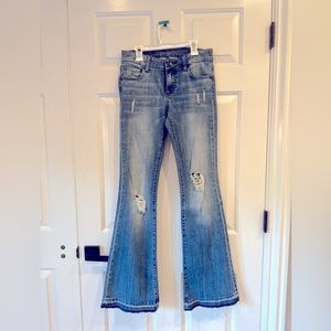 Bell bottom jeans
